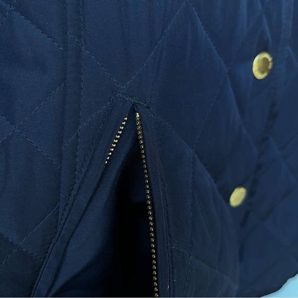 Crown & Ivy Quilted Navy Blue Coat MP - Picture 5 of 7
